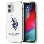Carcasa US Polo Shiny Big Logo compatibila cu iPhone 12 Mini, Alb 3 - lerato.ro