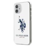 Carcasa US Polo Shiny Big Logo compatibila cu iPhone 12 Mini, Alb 2 - lerato.ro