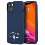 Carcasa US Polo Silicone Collection compatibila cu iPhone 13 Mini, Navy Blue 4 - lerato.ro