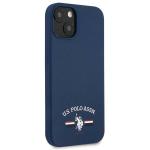 Carcasa US Polo Silicone Collection compatibila cu iPhone 13 Mini, Navy Blue 5 - lerato.ro