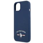 Carcasa US Polo Silicone Collection compatibila cu iPhone 13 Mini, Navy Blue 7 - lerato.ro