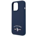 Carcasa US Polo Silicone Collection compatibila cu iPhone 13 Pro Max, Navy Blue 7 - lerato.ro