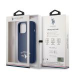 Carcasa US Polo Silicone Collection compatibila cu iPhone 13 Pro Max, Navy Blue 9 - lerato.ro