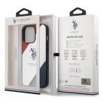 Carcasa US Polo Tricolor Embossed compatibila cu iPhone 14 Pro, Graphics 9 - lerato.ro