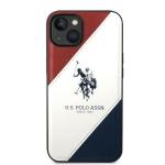 Carcasa US Polo Tricolor Embossed compatibila cu iPhone 14 Plus / 15 Plus, Graphics 2 - lerato.ro