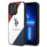 Carcasa US Polo Tricolor Embossed compatibila cu iPhone 14 Pro Max, Graphics 4 - lerato.ro