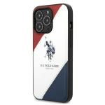 Carcasa US Polo Tricolor Embossed compatibila cu iPhone 14 Pro Max, Graphics 3 - lerato.ro