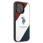 Carcasa US Polo Tricolor Embossed compatibila cu iPhone 14 Pro Max, Graphics 5 - lerato.ro