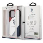 Carcasa US Polo Tricolor Embossed compatibila cu iPhone 14 Pro Max, Graphics 9 - lerato.ro