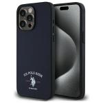 Carcasa US Polo Printed DH Logo compatibila cu iPhone 15 Pro Max, Navy Blue 4 - lerato.ro