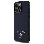 Carcasa US Polo Printed DH Logo compatibila cu iPhone 15 Pro Max, Navy Blue 3 - lerato.ro