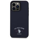Carcasa US Polo Printed DH Logo compatibila cu iPhone 15 Pro Max, Navy Blue 2 - lerato.ro