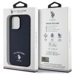 Carcasa US Polo Printed DH Logo compatibila cu iPhone 15 Pro Max, Navy Blue 9 - lerato.ro