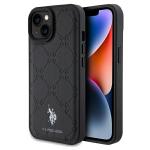 Carcasa US Polo Yoke Pattern compatibila cu iPhone 15 / 14 / 13, Negru 4 - lerato.ro