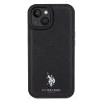 Carcasa US Polo Yoke Pattern compatibila cu iPhone 15 / 14 / 13, Negru 2 - lerato.ro