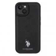 Carcasa US Polo Yoke Pattern compatibila cu iPhone 15 / 14 / 13, Negru