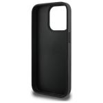 Carcasa US Polo Leather Embroidered DH Color compatibila cu iPhone 15 Pro Max, Negru 8 - lerato.ro