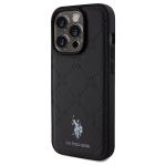 Carcasa US Polo Yoke Pattern compatibila cu iPhone 15 Pro Max, Negru 3 - lerato.ro
