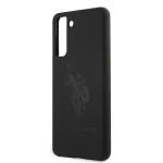 Carcasa US Polo Silicone On Tone compatibila cu Samsung Galaxy S21 Plus, Negru 7 - lerato.ro