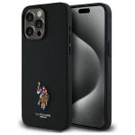 Carcasa US Polo Embroidered DH Color compatibila cu iPhone 15 Pro Max, Negru 4 - lerato.ro