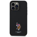 Carcasa US Polo Embroidered DH Color compatibila cu iPhone 15 Pro Max, Negru 2 - lerato.ro