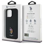 Carcasa US Polo Embroidered DH Color compatibila cu iPhone 15 Pro Max, Negru 9 - lerato.ro