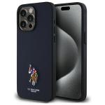 Carcasa US Polo Embroidered DH Color compatibila cu iPhone 15 Pro Max, Navy Blue 4 - lerato.ro