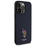 Carcasa US Polo Embroidered DH Color compatibila cu iPhone 15 Pro Max, Navy Blue 5 - lerato.ro