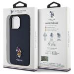 Carcasa US Polo Embroidered DH Color compatibila cu iPhone 15 Pro Max, Navy Blue 9 - lerato.ro