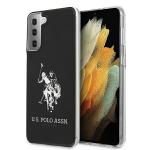 Carcasa US Polo Shiny Big Logo compatibila cu Samsung Galaxy S21 Plus, Negru 4 - lerato.ro