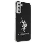 Carcasa US Polo Shiny Big Logo compatibila cu Samsung Galaxy S21 Plus, Negru 5 - lerato.ro