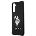 Carcasa US Polo Silicone Logo compatibila cu Samsung Galaxy S21, Negru 7 - lerato.ro