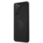 Carcasa US Polo Silicone On Tone compatibila cu Samsung Galaxy S21, Negru 3 - lerato.ro