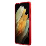 Carcasa US Polo Silicone On Tone compatibila cu Samsung Galaxy S21, Rosu 6 - lerato.ro