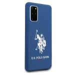 Carcasa US Polo Silicone Collection compatibila cu Samsung Galaxy S20 Plus, Navy Blue 7 - lerato.ro