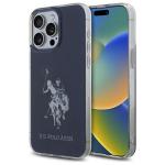 Carcasa US Polo Shiny Big Logo compatibila cu iPhone 15 Pro Max, Navy Blue 4 - lerato.ro