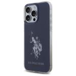 Carcasa US Polo Shiny Big Logo compatibila cu iPhone 15 Pro Max, Navy Blue 3 - lerato.ro