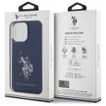 Carcasa US Polo Shiny Big Logo compatibila cu iPhone 15 Pro Max, Navy Blue 9 - lerato.ro