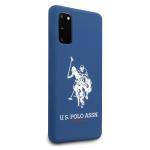 Carcasa US Polo Silicone Collection compatibila cu Samsung Galaxy S20, Navy Blue 7 - lerato.ro