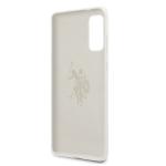 Carcasa US Polo Silicone Collection compatibila cu Samsung Galaxy S20, Alb 5 - lerato.ro