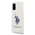 Carcasa US Polo Silicone Collection compatibila cu Samsung Galaxy S20 Plus, Alb 3 - lerato.ro