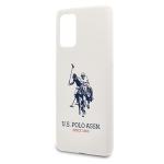 Carcasa US Polo Silicone Collection compatibila cu Samsung Galaxy S20 Plus, Alb 4 - lerato.ro
