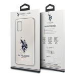 Carcasa US Polo Silicone Collection compatibila cu Samsung Galaxy S20 Plus, Alb 9 - lerato.ro