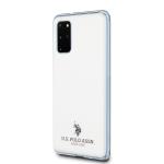 Carcasa US Polo Shiny compatibila cu Samsung Galaxy S20 Plus, Alb 2 - lerato.ro