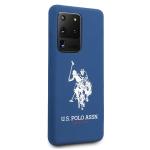 Carcasa US Polo Silicone Collection compatibila cu Samsung Galaxy S20 Ultra, Navy Blue 7 - lerato.ro