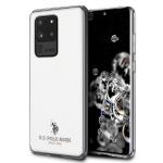 Carcasa US Polo Shiny compatibila cu Samsung Galaxy S20 Ultra, Alb 3 - lerato.ro