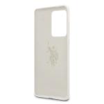 Carcasa US Polo Silicone Collection compatibila cu Samsung Galaxy S20 Ultra, Alb 5 - lerato.ro