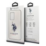 Carcasa US Polo Silicone Collection compatibila cu Samsung Galaxy S20 Ultra, Alb 9 - lerato.ro
