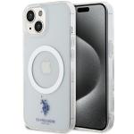 Carcasa US Polo MagSafe Collection compatibila cu iPhone 15 / 14 / 13, Transparent 4 - lerato.ro