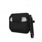 Carcasa antimicrobiana UAG Standard Issue Silicone compatibila cu Apple AirPods Pro Black 6 - lerato.ro
